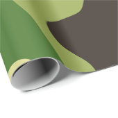 Khaki-camouflage Cadeaupapier (Rol Hoek)
