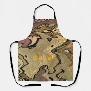 Khaki camouflage Cook Baker personaliseren Schort