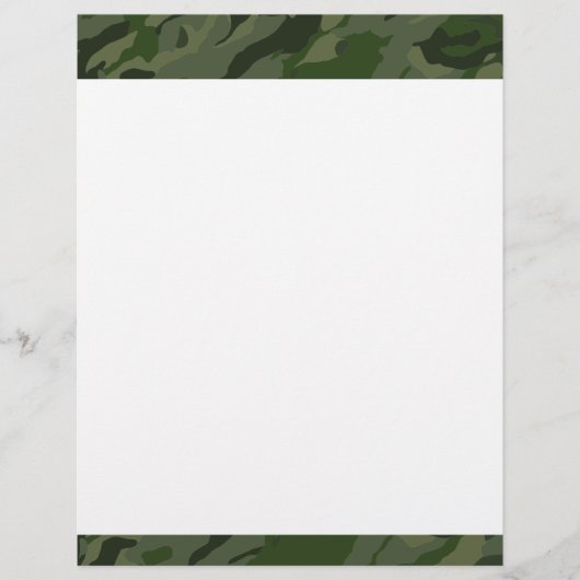 Khaki camouflage flyer (Voorkant)