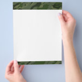 Khaki camouflage flyer (Hand)