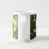 Khaki-camouflage Grote Koffiekop (Achterkant)