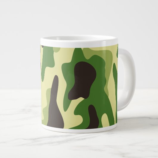 Khaki-camouflage Grote Koffiekop (Voorkant rechts)