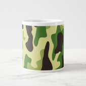 Khaki-camouflage Grote Koffiekop (Voorkant)