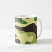 Khaki-camouflage Koffiemok (Voorkant rechts)