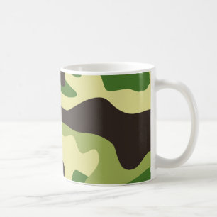 Khaki-camouflage Koffiemok