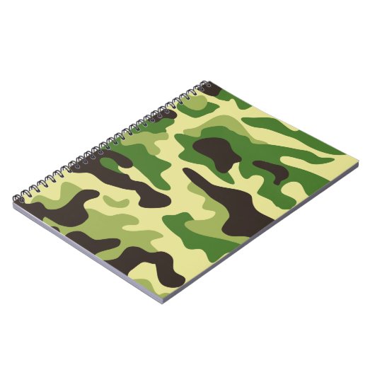 Khaki-camouflage Notitieboek (Linkerzijde)