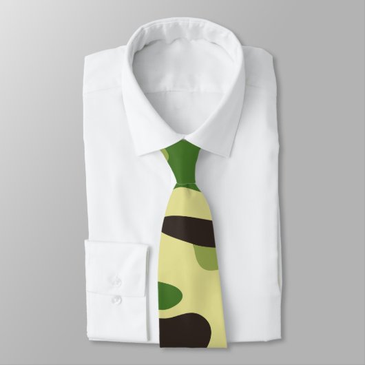 Khaki-camouflage Stropdas (Gebonden)