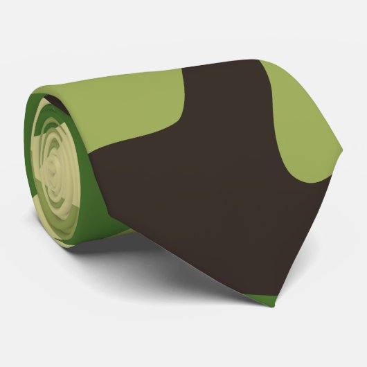 Khaki-camouflage Stropdas (Opgerold)