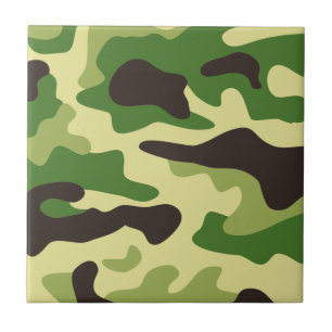 Khaki-camouflage Tegeltje