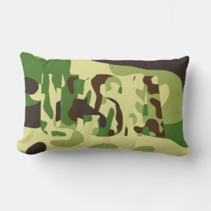 Khaki camouflage-teken van de VS Kussen