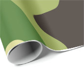 Khaki camouflagepatroon cadeaupapier (Rol Hoek)