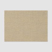 Khaki Coffee Tan Brown Faux Burlap Textern Pattern Tissuepapier (Voorkant)