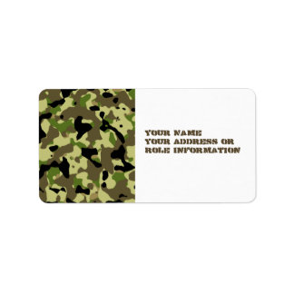 Khaki Commando Game Zelfklevende Etiketten