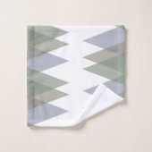 Khaki-driehoeken Bad Handdoek (Wasdoekje)