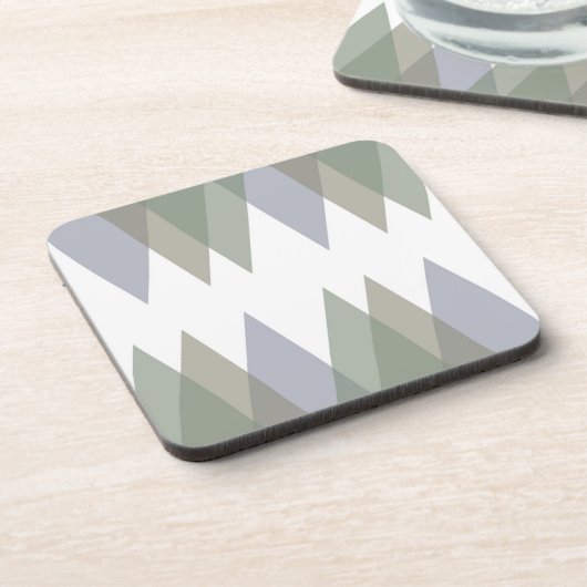 Khaki-driehoeken Bier Onderzetter (Linkerzijde)