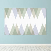 Khaki-driehoeken Canvas Afdruk (Insitu (Houten vloer))