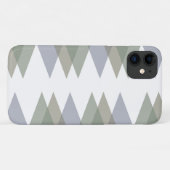 Khaki driehoeken Case-Mate iPhone case (Achterkant (horizontaal))