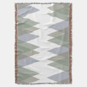 Khaki-driehoeken Deken (Voorkant Verticaal)