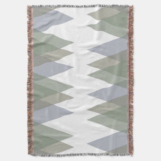 Khaki-driehoeken Deken (Voorkant Verticaal)