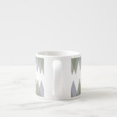 Khaki-driehoeken Espresso Kop (Achterkant)