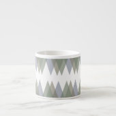 Khaki-driehoeken Espresso Kop (Voorkant)