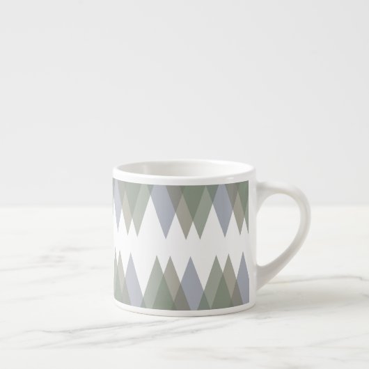 Khaki-driehoeken Espresso Kop (Rechts)