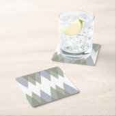 Khaki-driehoeken Kartonnen Onderzetters (Insitu)