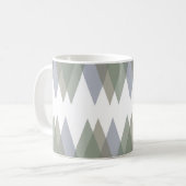 Khaki-driehoeken Koffiemok (Voorkant links)