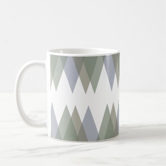 Khaki-driehoeken Koffiemok (Links)