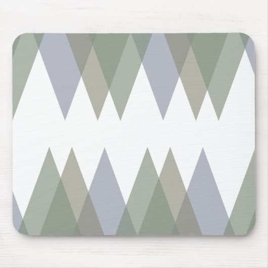 Khaki-driehoeken Muismat (Voorkant)