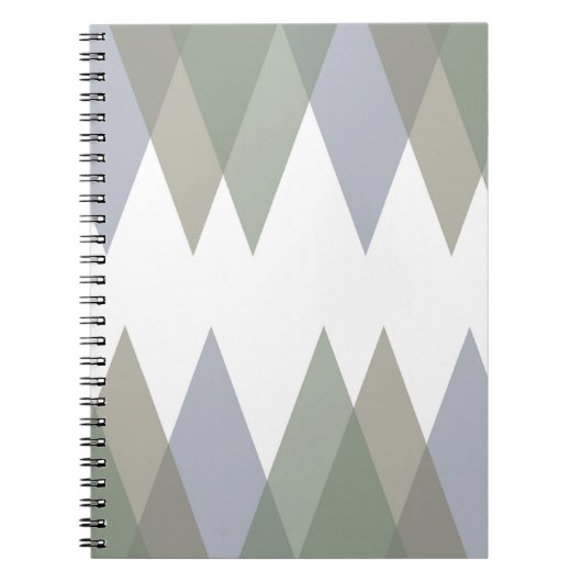 Khaki-driehoeken Notitieboek (Voorkant)