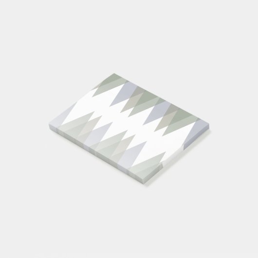 Khaki-driehoeken Post-it® Notes (Schuin)