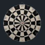 Khaki en Black Dartbord<br><div class="desc">Khaki en Zwarte Dart Board</div>