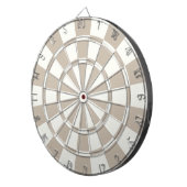 Khaki en White Dartbord (Voorkant Rechts)