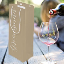 Khaki gestileerde script bruiloft Groomsman