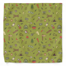 Khaki Green Camping en Wandelen Thema