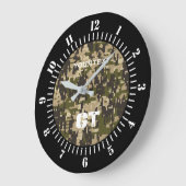 Khaki Green Digital Camouflage Personalized on a Grote Klok (Hoek)