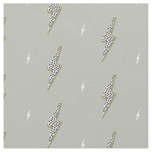 Khaki green lighting thunderbolt electric simple stof (Close Up)