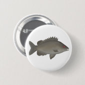 Khaki Grunter Ronde Button 5,7 Cm (Voorkant /achterkant)