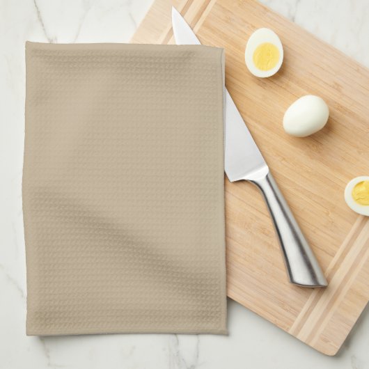 Khaki keukenhanddoek (Quarter Fold)