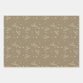 Khaki Kinder Eid Mubarak Inpakpapier Vel (Voorkant 2)