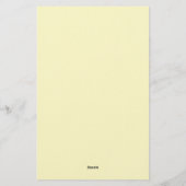 Khaki Kleur Professioneel Modern Eenvoudig Minimal Briefpapier (Achterkant)