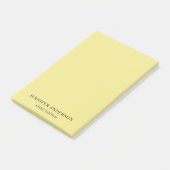 Khaki Kleur Professioneel Modern Eenvoudig Minimal Post-it® Notes (Schuin)