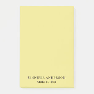 Khaki Kleur Professioneel Modern Eenvoudig Minimal Post-it® Notes