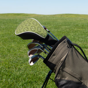 khaki Logo Monogrammed voor golfspelers Golfheadcover