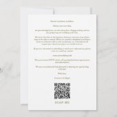 Khaki Modern Fancy Oval Wedding 2 Multi Foto's Save The Date (Achterkant)