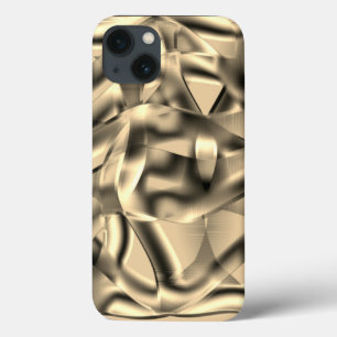 Khaki- of beige vormen, gebogen, met lichtgevende Case-Mate iPhone case