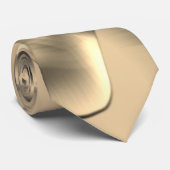 Khaki of beige vormen, met toontonen stropdas (Opgerold)