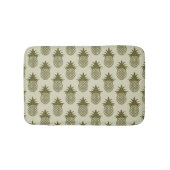 Khaki Pineapple Pattern Badmat (Voorkant)