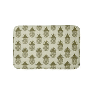 Khaki Pineapple Pattern Badmat